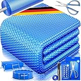 KESSER® Pool Solarfolie 400 µm | Solarplane Rechteckig 600x400cm...