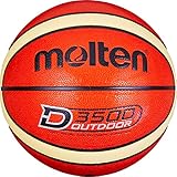 Molten Herren Basketball B7D3500, Orange, 7, B7D3500