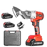 Akku Blechschere Elektrisch mit 2 x 21V 1500mAh Akkus Elektrische...