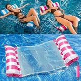2 Stück Aufblasbare Wasserhängematte,Zusammenklappbar Aufblasbares...