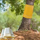 pafnisoin Leimringe für Obstbäume Selbstklebend 25CM × 3M Raupenleim...