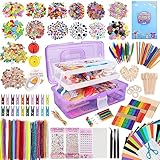 TAVADA Bastelset Kinder,3000+Stück Scrapbooking Bastelset mit...