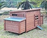 Zoopplier Winterfest Hühnerstall-wetterbeständig große Hühnerhaus-XXL...