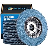S SATC Fächerscheibe 125 Korn 60 für Metall Holz Stahl Schnelles und...