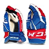 CCM Tacks 9080 Eishockey-Handschuhe Junior, Farbe: König/rot/weiß...