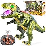 JOYIN Kinder LED Ferngesteuertes Dinosaurier Spielzeug, Elektronik T-Rex...