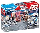 PLAYMOBIL City Action 71381 Starter Pack Polizei, ab 4 Jahren