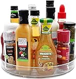 Drehteller Kühlschrank Organizer Lazy Susan 23,5cm, 360° Rondell Küchen...
