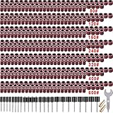 SIQUK 531 Stück Schleifhülsen Set für Dremel Elektrowerkzeuge, mit 504...