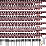 SIQUK 531 Stück Schleifhülsen Set für Dremel Elektrowerkzeuge, mit 504...