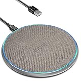 15W Wireless Charger, Eisreho Induktive Ladestation für iPhone...