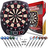 WIN.MAX Elektronische Dartscheibe Profi Set mit 65 Varianten für 1 bis 8...