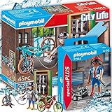 Playmobil 70674 City Life Geschenkset E-Bike-Werkstatt mit Werkzeug und...