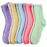 Josnown Kuschelsocken Damen, 5 Paar Weiche Flauschige Socken, Gemütlich...