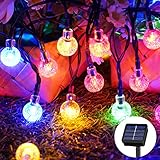 Lichterkette Außen Solar Wetterfest, 100 LED 18M 59Ft 8 Modi IP65...