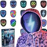 Depointer Life LED Maske mit Gestensensor, LED beleuchtete Gesicht...