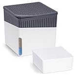 WENKO Raumentfeuchter Mod. Cube mit 1000 g Entfeuchter Granulat, für...