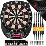 KESSER® Elektronische Dartscheibe Profi Set - E Dartboard mit 15...