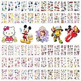 60 Blätter Tattoo kinder kindertattoos hautfreundlich klebetattoos jungen...
