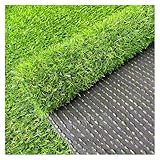 AGLZWY Kunstrasen Kunstrasenteppich Robuste Rasenmatte Leicht Zu Wetterfest...