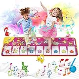 MOZOOSON Spielzeug ab 1 Jahr, Kinder Geschenke für Mädchen, Musikmatte...