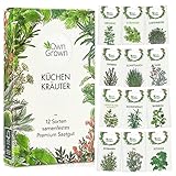 OwnGrown Kräuter Samen Set 12 Sorten Garten und Küchenkräuter Samen -...