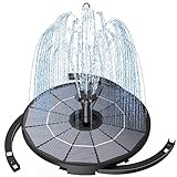 AISITIN Solar Springbrunnen für Außen mit 2.8W Abnehmbares Solarpanel,2...