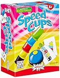 AMIGO 03780 - Speed Cups, Geschicklichkeitsspiel, 2 bis 4 Spieler, Blau,...