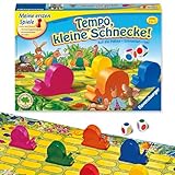 Ravensburger Kinderspiel 21420 - Tempo kleine Schnecke, Das spannende...