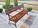 Krakwood Gartenbank, Terrassenmöbel, für Außenbereiche, Veranda, Park,...