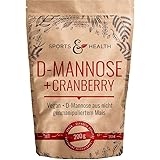 D-Mannose Pulver mit Cranberry - 200g Mannose + Cranberry Pulver - 2g pro...