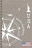 USA Reisetagebuch: Reise Tagebuch zum Selberschreiben, ca. A5 - Journal...