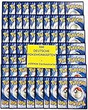 Pokemon Karten original Paket mit 100 verschiedenen Pokemon Karten deutsch...