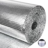 fowong Doppelseitige Aluminiumfolie Isolierung 150x250cm, Reflektierende...