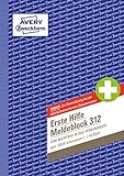 AVERY Zweckform 312 Erste Hilfe Meldeblock nach DGUV Information 204-020...