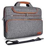 DOMISO 17 Zoll Wasserdicht Laptop Tasche Aktentasche Herren Schultertasche...