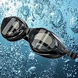 HSTWODE Optische Schwimmbrille mit Sehstärke | Dioptrien: -0 bis -6,0 |...