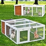 zooprinz brandneues Freilaufgehege mit Stall für draußen – ideal für...