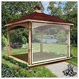 Transparente PVC-Pavillon-Paneele, reißfeste Outdoor-Vorhänge mit...