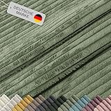 Lycce Cordstoff Meterware | 35.000 Scheuertouren | Tierfreundlich &...