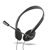 Trust Primo Chat Kopfhörer mit Kabel 3.5 mm, Einstellbares Mikrofon,...