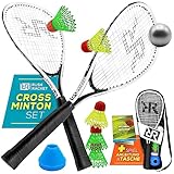 Rush Racket Set RS3 Speed Badminton Set 5-teilig (2X Schläger, 5X...