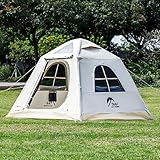 TAILI Aufblasbares Campingzelt mit Handpumpe für 2-8 Personen,...