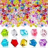 Ptyism 300 Stück Acryl Diamanten für Kinder, Edelsteine für Hochzeit,...
