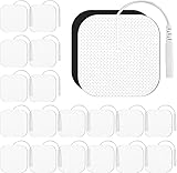 Frogetu TENS-EMS Elektroden-Pads 5x5 cm,TENS Gerät Pads,Wiederverwendbar...