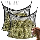 2 Pcs Heunetz für Pferde: 60 x 90cm Farming Heunetz, Heunetz Mesh,...