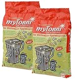 myTonni Bio- und Mülltonnenstreu 10 Liter Beutel im *2er-Sparpack*