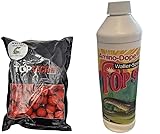 Generisch Top Secret Waller Knaller Blut Leber 30 mm 1 KG + 500 ml Waller...