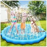 170CM Splash Pad, Sprinkler Matte Kinder Sprinkler Wasser-Spielmatte Splash...