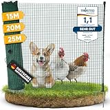 NATURIZ® Weidezaun & mobiler Hundezaun 25m - Camping Zaun für Hunde ohne...